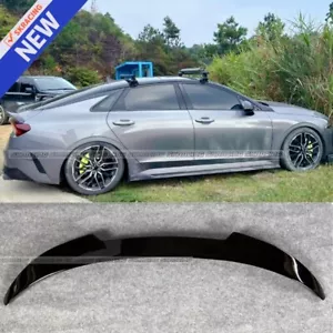Alerón de tapa de maletero negro brillante Duckbill para Kia K5 Optima 2021-2024 estilo V - Imagen 1 de 15