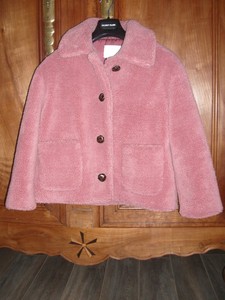 veste rose poudré zara