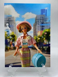 Brand New Sophiscate Barbie on a Summer Vacation Art Print/Postcard - Picture 1 of 5