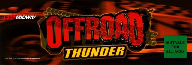 Super Off Road arcade game - Fonts In Use