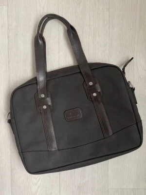 Lacoste leather handbag laptop crossbody classic vintage Mens bag - Image 1 of 4