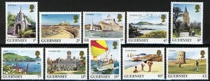 Guernsey 1985, Vistas de Guernsey Set VF MNH, Mi 325-34 cat 9,5€ - Imagen 1 de 1