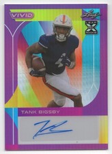 2023 Leaf Vivid TANK BIGSBY XRC #BA-TB1 RC Purple Auto /2-Jaguars