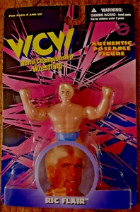 WRESTLING #22-WCW Wrestler Rick Flair 5" Poseable Figure, 1998, New On Card - Picture 1 of 9