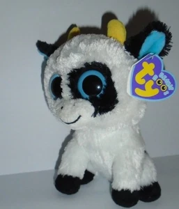 TY BEANIE BOO - DAISY THE COW - ORIGINAL SERIE MIT LILA ETIKETT - NEU - Bild 1 von 3