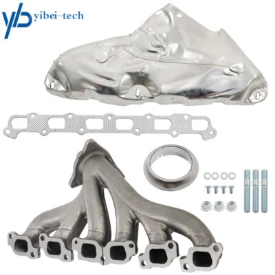 Exhaust Manifold w/ Gasket For 2008-2009 Chevy Trailblazer GMC Envoy Saab 9-7x - Image 1 of 4