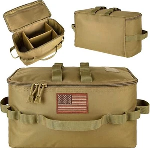 Tactical Camping Storage Bag Outdoor Utility Tote Bag Camping Cookware Organizer - Picture 1 of 16