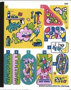 New LEGO FRIENDS Sticker Skate Park From Set 41751 - Picture 1 of 1