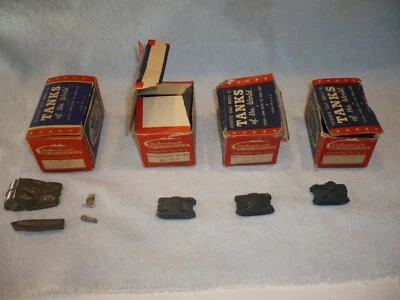 3 Comet Authenticast WWll German Tanks no. 5101 and misc. parts - Image 1 of 4