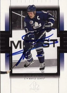 Mats Sundin Toronto Maple Leafs Signed NHL Hockey Card - Picture 1 of 2