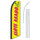 ELOTE ASADO - Advertising Sign Swooper Feather Banner Flag &amp; Pole Only