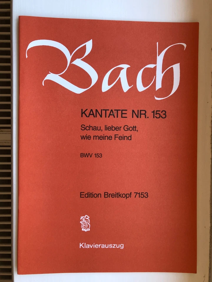 JS Bach: Cantata BWV 153 - Schau, lieber Gott, wie meine Feind - Image 1 of 3