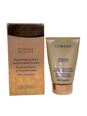 *Lumene Premium Beauty Rejuvenating Neck Cream (50ml/1.7fl) Sealed Under The Cap - Image 1 of 3