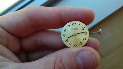 Certina KURTH FRERES 19-30 CHAMPAGNE Handaufzug NOS Uhren Cal Zifferblatt Vintag - Bild 1 von 4