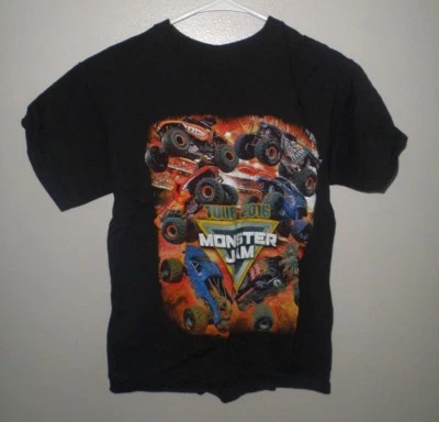 MONSTER JAM youth lrg tee GRAVE DIGGER Truck Racing T shirt Toro Loco 2016 - Image 1 of 2
