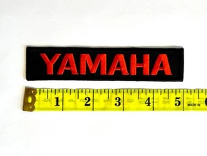Embroidered Patch - Motorcycles - Racing - ATV - NEW - Iron-on - Yamaha - Picture 1 of 2