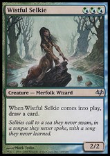 MTG Wistful Selkie EXC-Selkie Melancholy-EVN-Magic