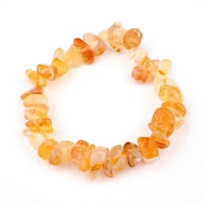 Citrin Damen Herren Armband Edelstein flexibel und dehnbar - Bild 1 von 1