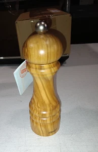 Bisetti Imperia Adjustable Salt Mill Grinder, 6.5 Inch, Brown - Picture 1 of 4