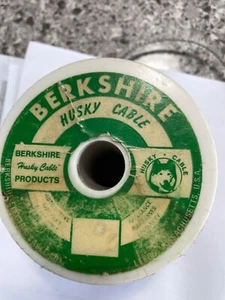 Berkshire Husky Cable Spool Bonding wire Made In Leeds Massachusetts USA - Picture 1 of 3