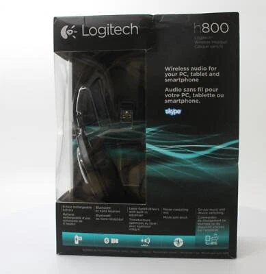 Boxed Logitech H800 Bluetooth Wireless Headset w/Mic for PC/Tablets (981-000337) - Image 1 of 4