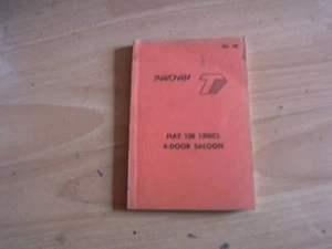 Manual reparación carrocería Thatcham Fiat 128 4 puertas 1970 - Imagen 1 de 4