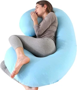 Pregnancy Pillows, Full Body Maternity Pillow Memory Foam Pregnancy Pillow with - Picture 1 of 12