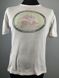 Led Zeppelin Shirt Jimmy Page Original Vintage Knebworth Park England Aug 1979