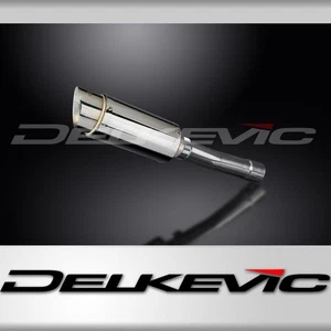 TRIUMPH DAYTONA 2001-2002 200mm ROUND STAINLESS SILENCER EXHAUST KIT - Picture 1 of 4