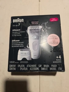 Braun Depiladora Silk-épil 7 Mujer Afeitadora y Recortadora Depilación Húmeda/Seca - Imagen 1 de 2