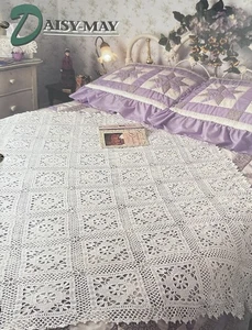 CROCHET Annie’s Afghan Quilt Club ~ “Daisy May Afghan” ~ PATTERN ~ - Picture 1 of 2