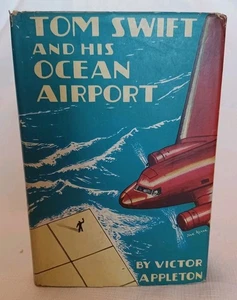 HC VG Tom Swift and His Ocean Airport, Victor Appleton, Whitman, DJ, c1934 - Bild 1 von 8