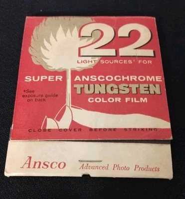 Fuente de luz de colección Super Anscocromo película de color de tungsteno productos fotográficos Ansco Foto 1 de 4