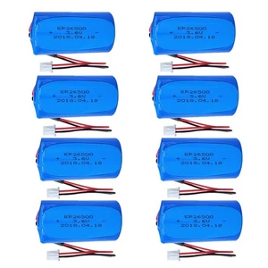 Batteria 8x ER26500 3,6V 8500mAh con spina bianca 2,54 batteria per contatore acqua - Foto 1 di 4