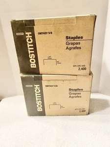 (Posten von 2) 5/8" BOSTITCH SW7437 KLAMMERN STANLEY Gesamtmenge = 4800 (2x2400) - Bild 1 von 4