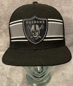Oakland Raiders Mütze Cap schwarz Snapback 59Fifty New Era NFL Las Vegas RAR - Bild 1 von 9