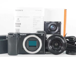 Cámara digital Sony a6000 negra lente de 16-50 mm 77 disparos con caja [excel... - Imagen 1 de 12