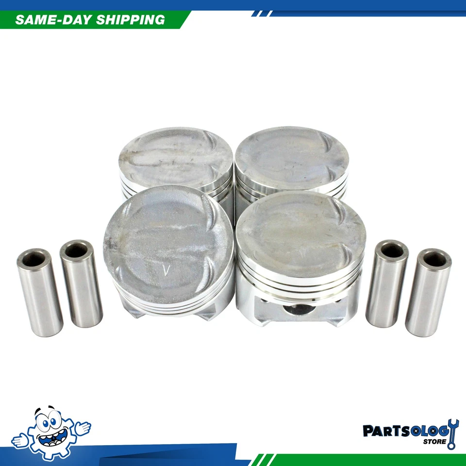 DNJ P115 Std. Complete Piston Set For 93-94 Mitsubishi Eclipse Laser 2.0L DOHC - Image 1 of 1