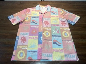 Zara Hombre Botón Abajo Esta Es Una Zara Assouline XL Estampado Todo Viajes por el Mundo - Imagen 1 de 8