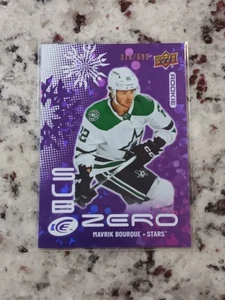 2024-25 Upper Deck Ice Rookie Sub Zero /699 Mavrik Bourque - Picture 1 of 2