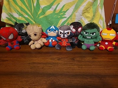 Ty Beanie Babies Marvel Lot of 8 Plush - Image 1 of 4