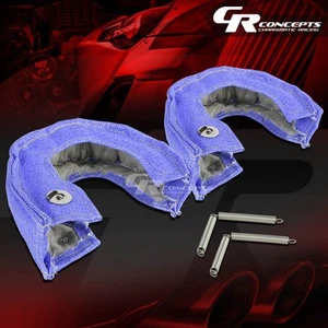 2X CARGADOR TURBO MANTA ENVOLTURA TÉRMICA FIBRA DE VIDRIO AZUL T25/T28 GT25 GT28 GT30 GT35 - Imagen 1 de 4