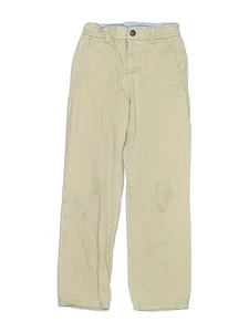 Janie and Jack Boys Brown Khakis 8 - Picture 1 of 2
