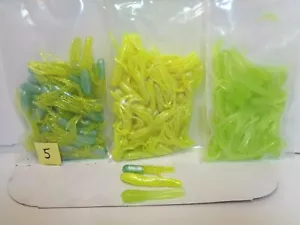 Tubos de crappie a granel de 1 1/2", surtido de 3 colores #10, 150 unidades (otros nuevos) - Imagen 1 de 7