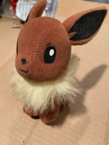 Pre Owned 2009 Small 5.5" Small Eevee Plush No Tag *Nice* hh11 - Picture 1 of 4