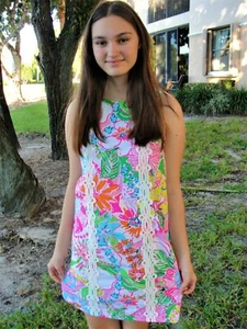 Splendido abito elegante da bambina Boutique Lilly Pulitzer taglia XL (14/16) - Foto 1 di 3