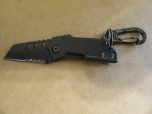 Bomber & Company B-2 Keychain Knife Reverse Tanto - Picture 1 of 1