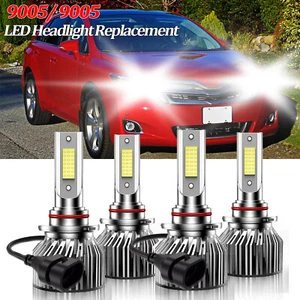 For Toyota Venza 2013-2013 Car LED Headlights Bulbs High/Low Beam Kit 6000K - Picture 1 of 11