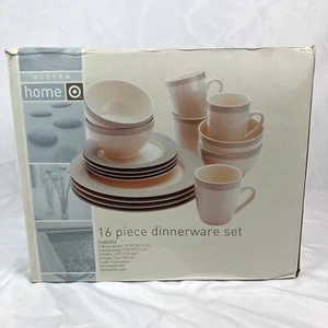 NEW 16 PIECE SET OF HOME MODERN ISABELLE DINNERWARE SET IN BOX FREE SHIPPING - Picture 1 of 3