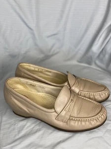 SAS Damenschuhe 8 schmale beige niedrige Keilabsatz Tripad bequeme Halbschuhe USA - Bild 1 von 9